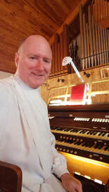 Jim Rindelaub, organist