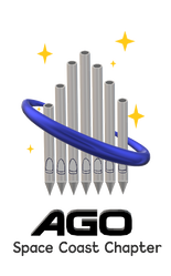Space Coast Chapter AGO Logo